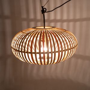 Decorative rattan lampshade for home decor