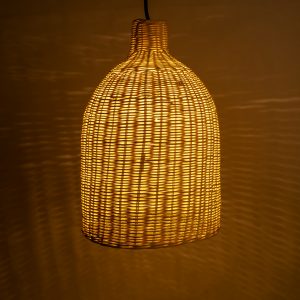 Rustic rattan lampshade for home decor - TT6993