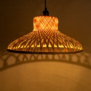 Vintage bamboo lampshade for decoration