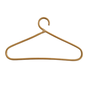 Rattan clothes hanger