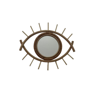 Eye Rattan Mirror - TT6807