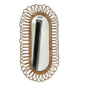 Oval Rattan Mirror - TT6811